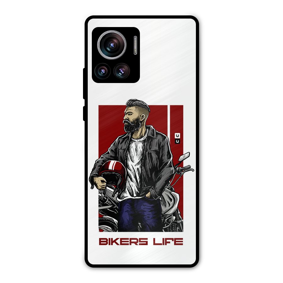 Biker Life Metal Back Case for Motorola Edge 30 Ultra