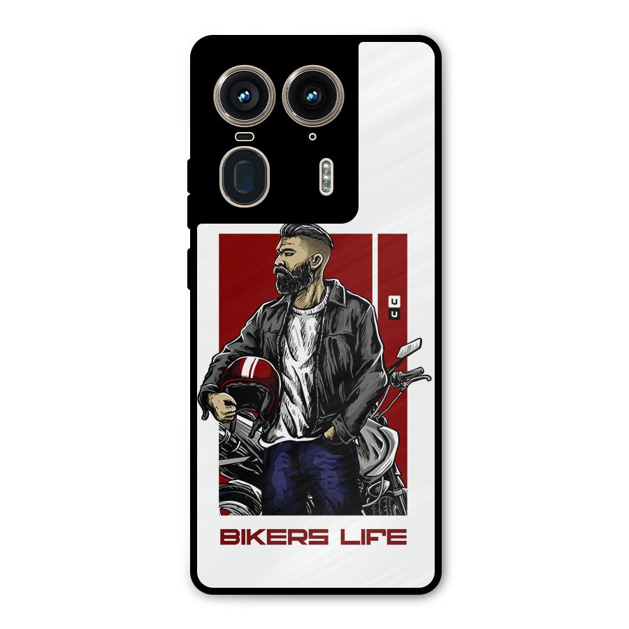 Biker Life Metal Back Case for Motorola Edge 50 Ultra