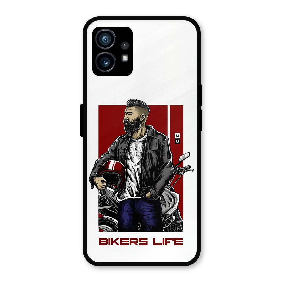 Biker Life Metal Back Case for Nothing Phone 1