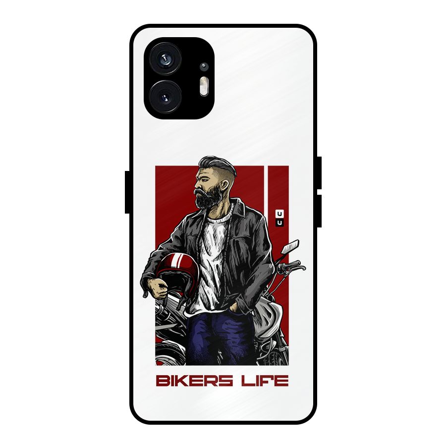 Biker Life Metal Back Case for Nothing Phone 2