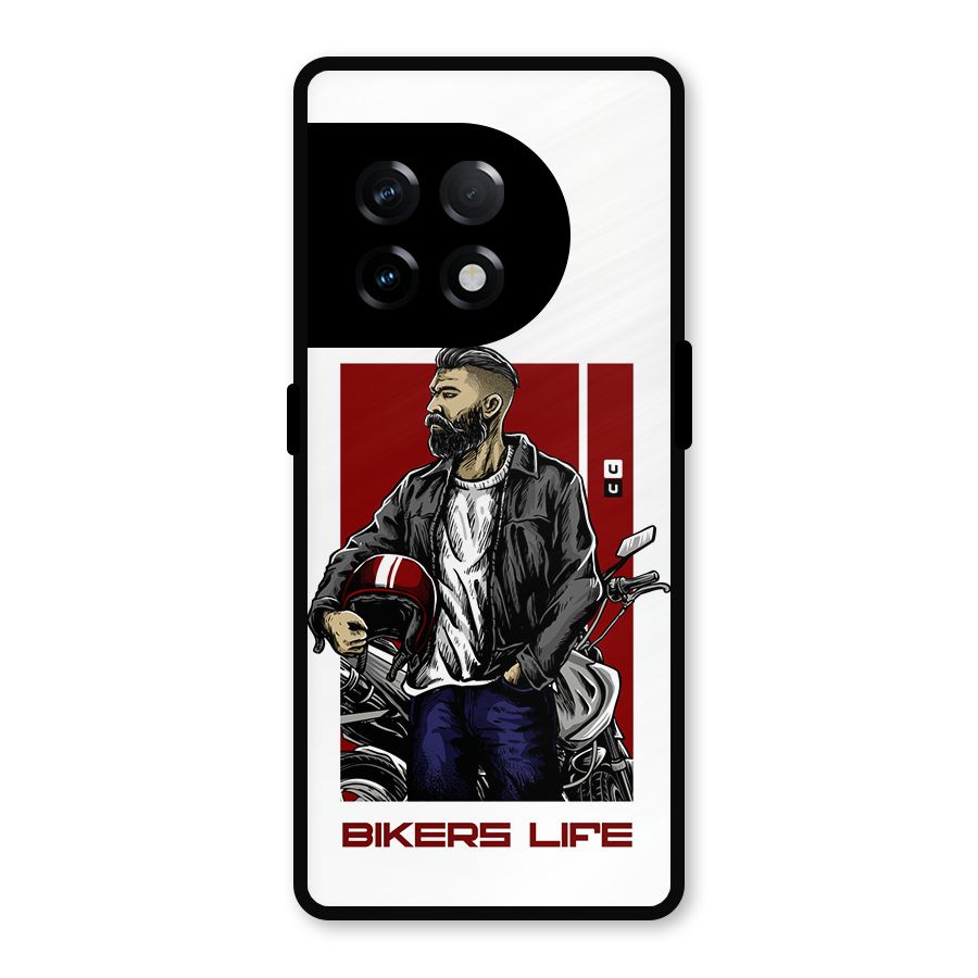 Biker Life Metal Back Case for OnePlus 11R