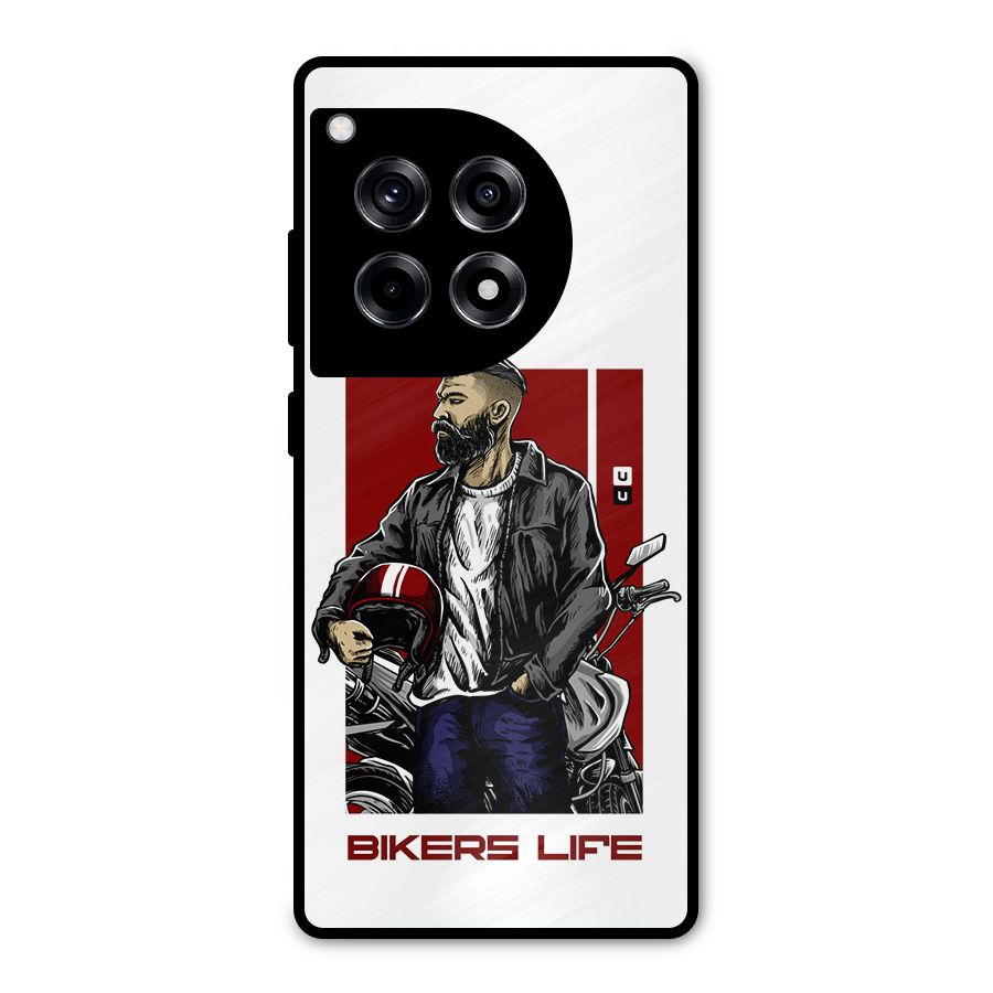 Biker Life Metal Back Case for OnePlus 12R