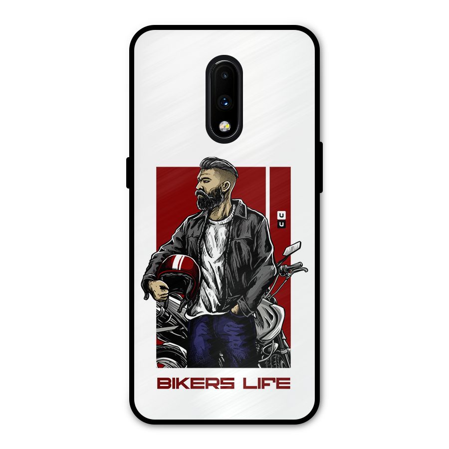 Biker Life Metal Back Case for OnePlus 7