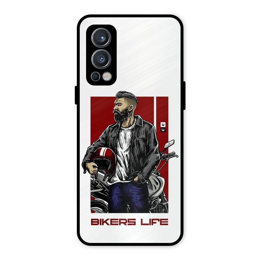 Biker Life Metal Back Case for OnePlus Nord 2 5G