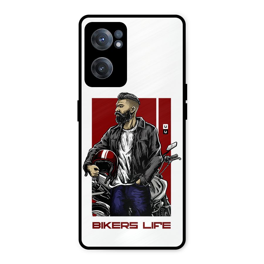 Biker Life Metal Back Case for OnePlus Nord CE 2 5G