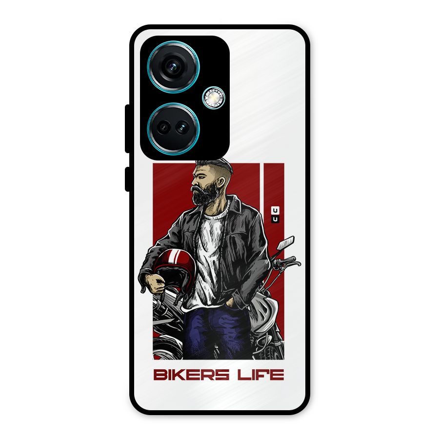 Biker Life Metal Back Case for OnePlus Nord CE 3 5G