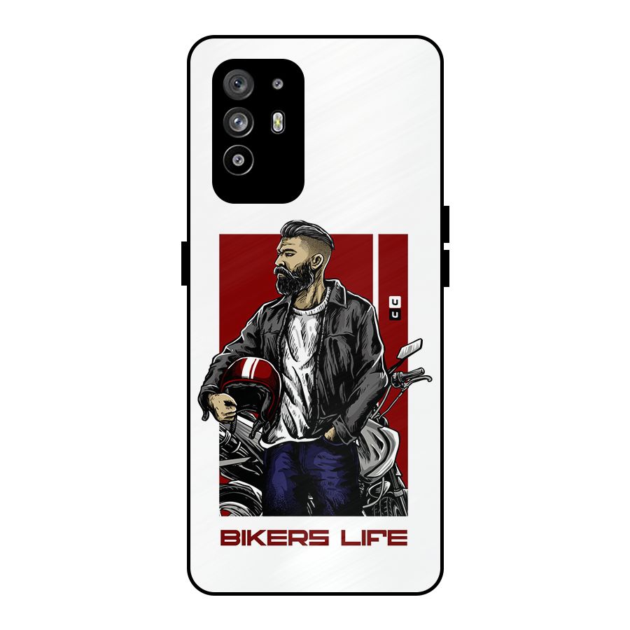 Biker Life Metal Back Case for Oppo F19 Pro Plus 5G
