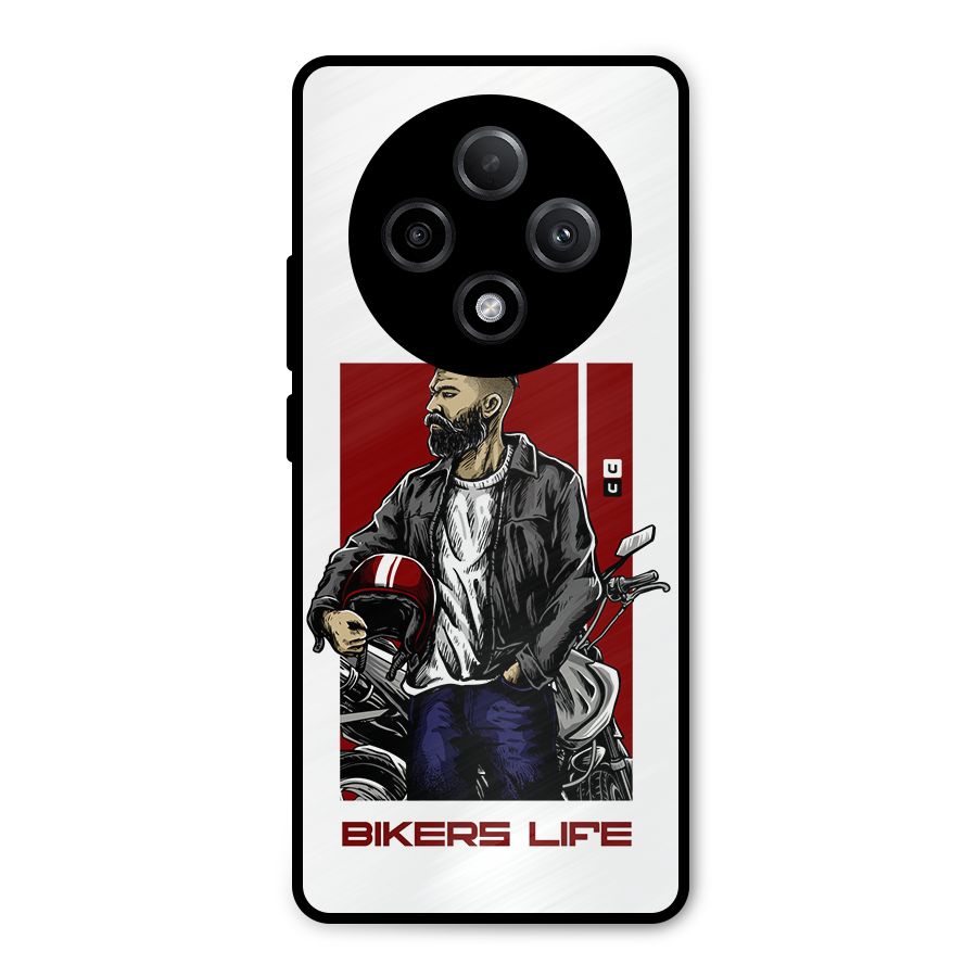 Biker Life Metal Back Case for Oppo F27 Pro Plus