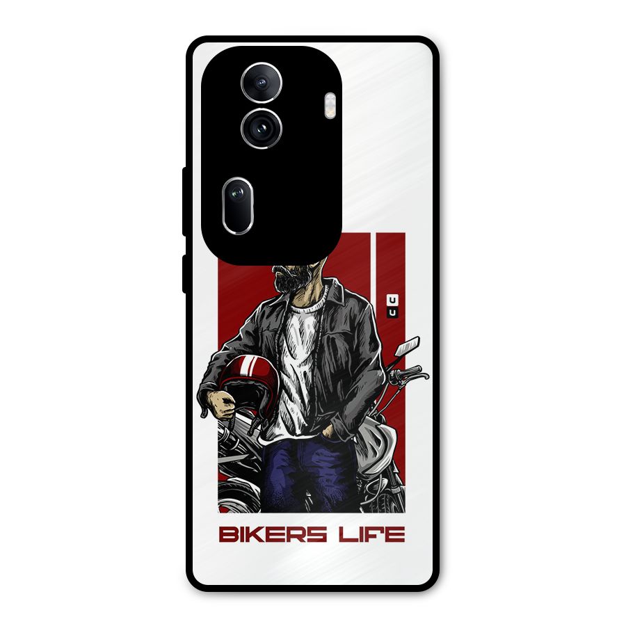 Biker Life Metal Back Case for Oppo Reno11 Pro 5G