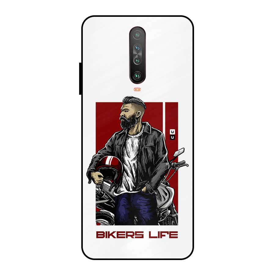 Biker Life Metal Back Case for Poco X2
