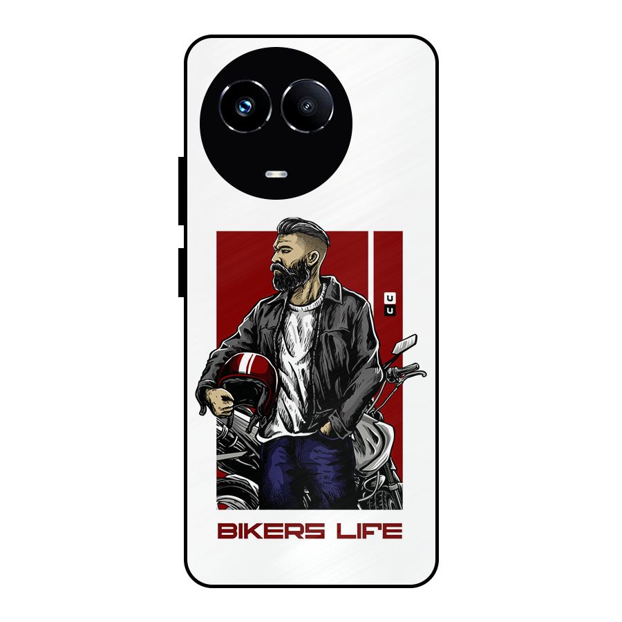 Biker Life Metal Back Case for Realme 11 5G
