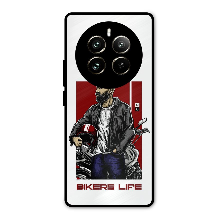 Biker Life Metal Back Case for Realme 12 Pro