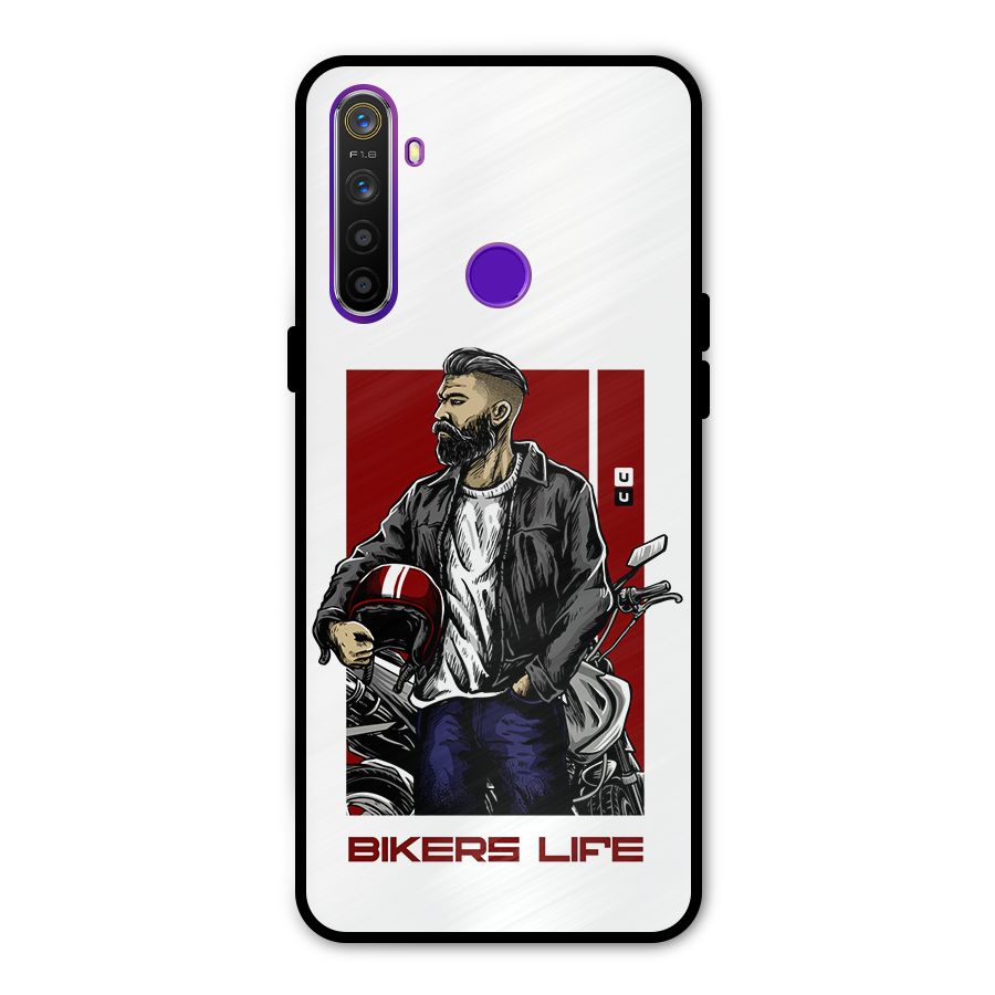 Biker Life Metal Back Case for Realme 5
