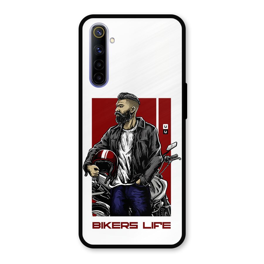 Biker Life Metal Back Case for Realme 6i
