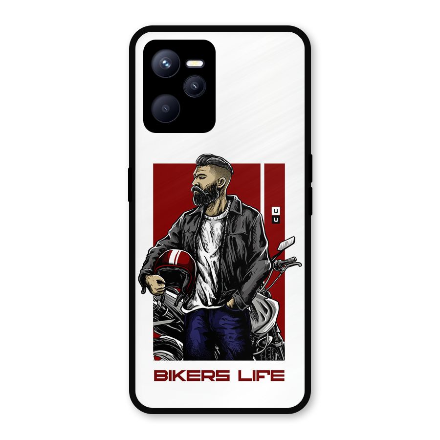 Biker Life Metal Back Case for Realme C35