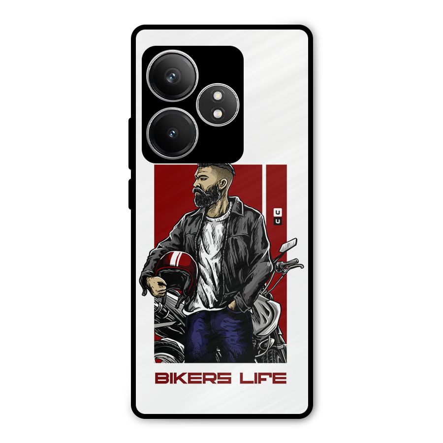 Biker Life Metal Back Case for Realme GT 6T