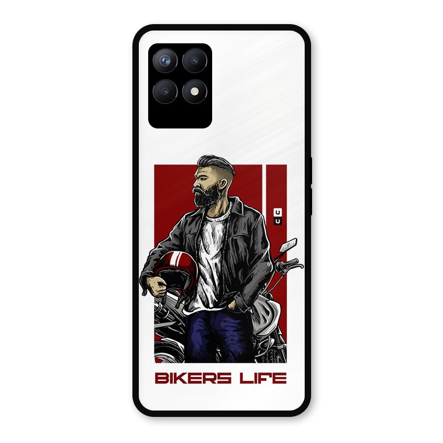 Biker Life Metal Back Case for Realme Narzo 50