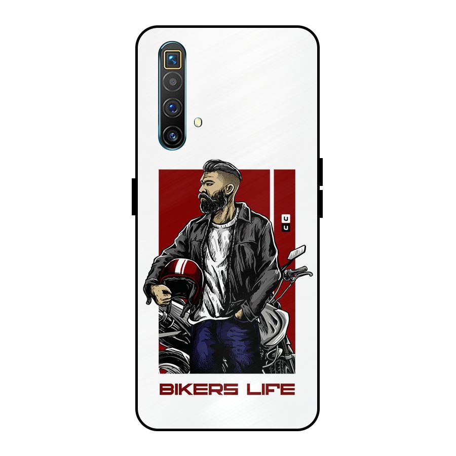 Biker Life Metal Back Case for Realme X3