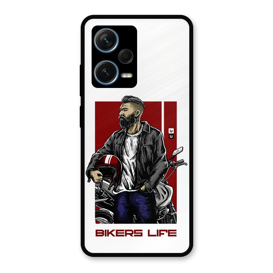 Biker Life Metal Back Case for Redmi Note 12 Pro Plus 5G