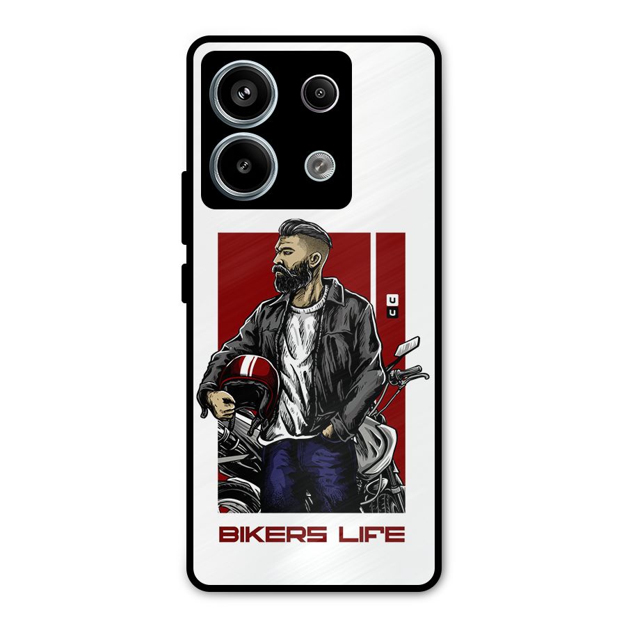Biker Life Metal Back Case for Redmi Note 13 Pro 5G