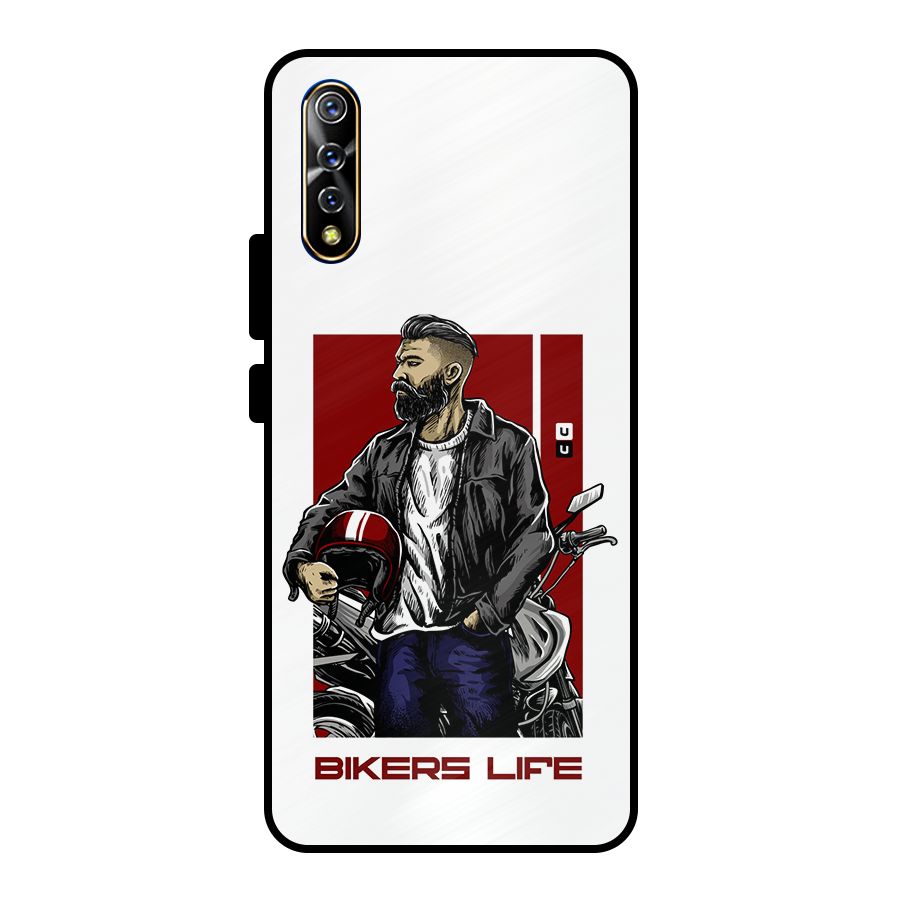 Biker Life Metal Back Case for Vivo S1
