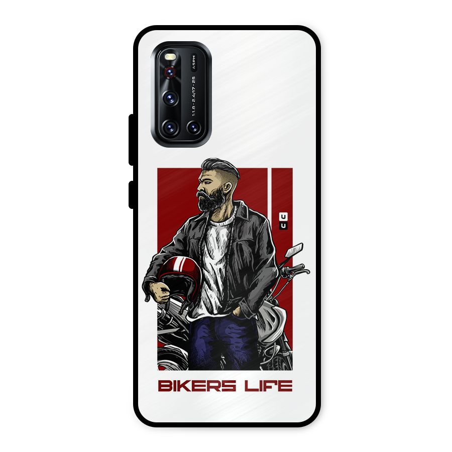 Biker Life Metal Back Case for Vivo V19