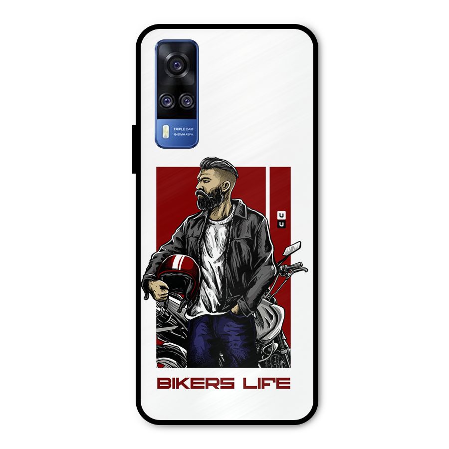 Biker Life Metal Back Case for Vivo Y51A