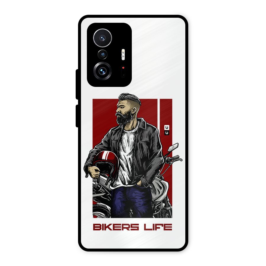 Biker Life Metal Back Case for Xiaomi 11T Pro