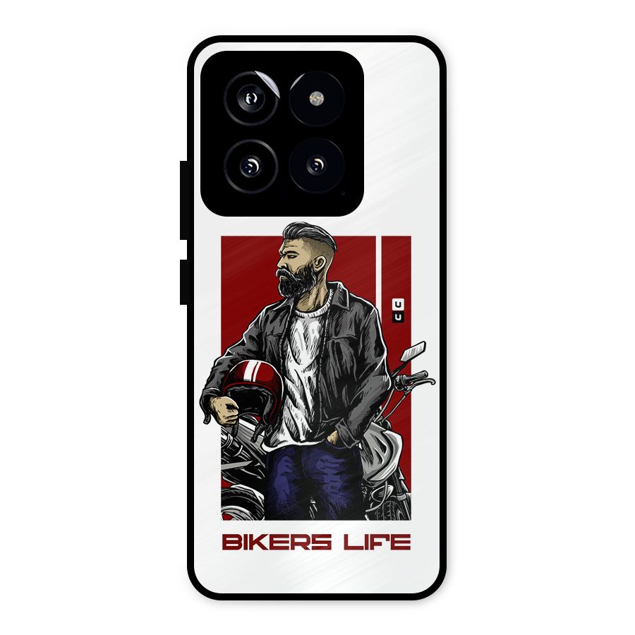 Biker Life Metal Back Case for Xiaomi 14