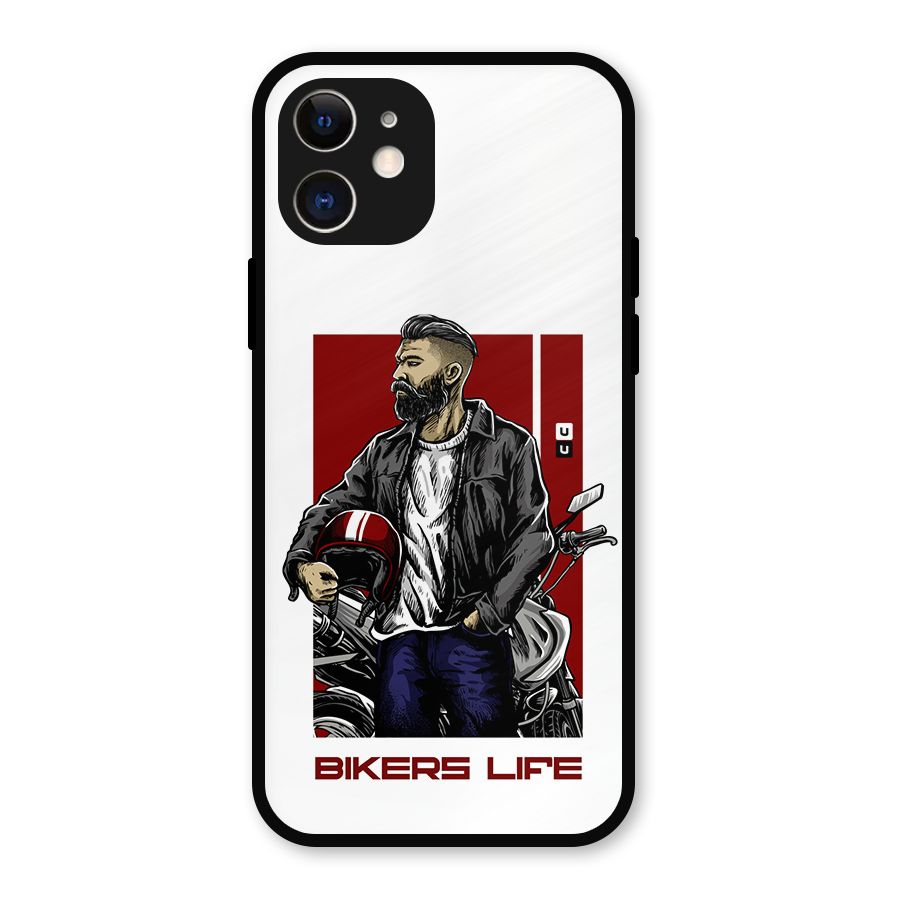 Biker Life Metal Back Case for iPhone 12