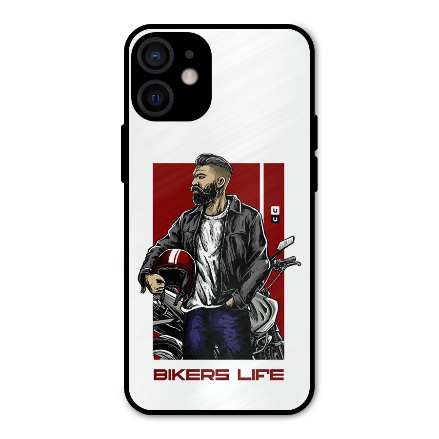 Biker Life Metal Back Case for iPhone 12 Mini
