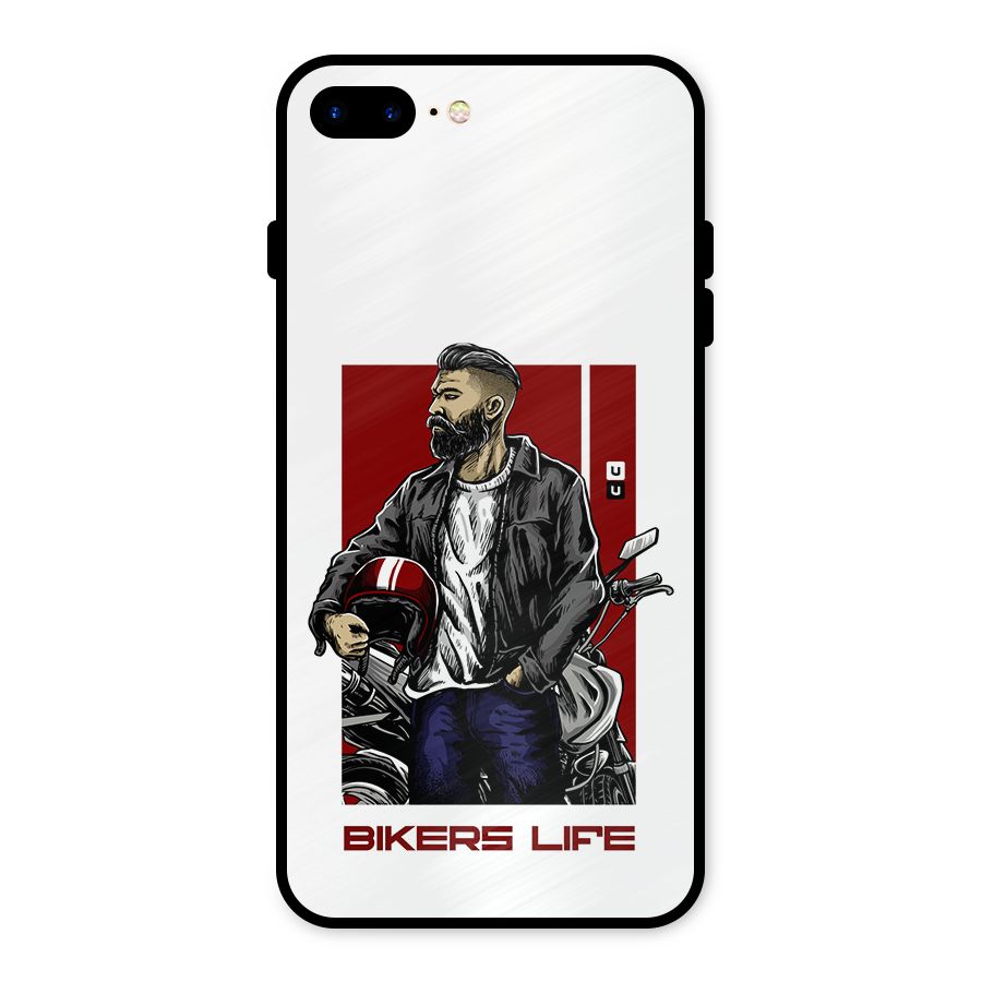 Biker Life Metal Back Case for iPhone 8 Plus