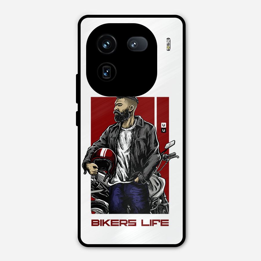 Biker Life Metal Back Case for iQOO 12