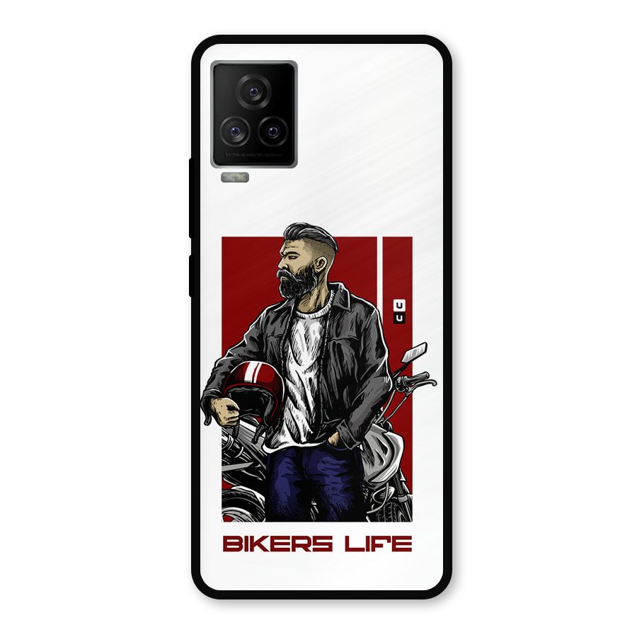 Biker Life Metal Back Case for iQOO 7 Legend 5G