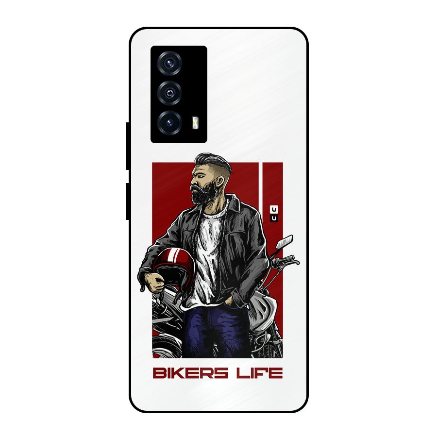 Biker Life Metal Back Case for iQOO Z5