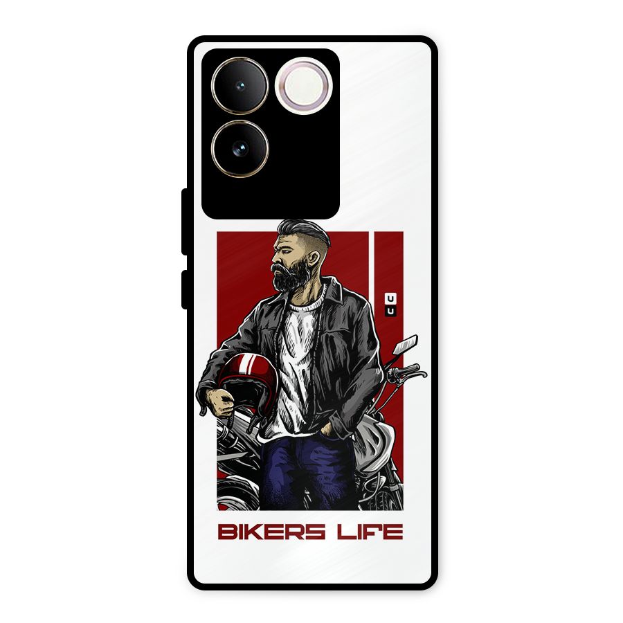 Biker Life Metal Back Case for iQOO Z7 Pro