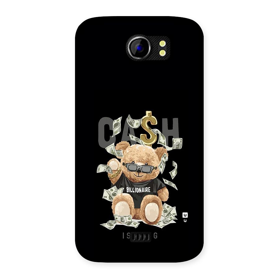 Billionaire Teddy Back Case for Canvas 2 A110