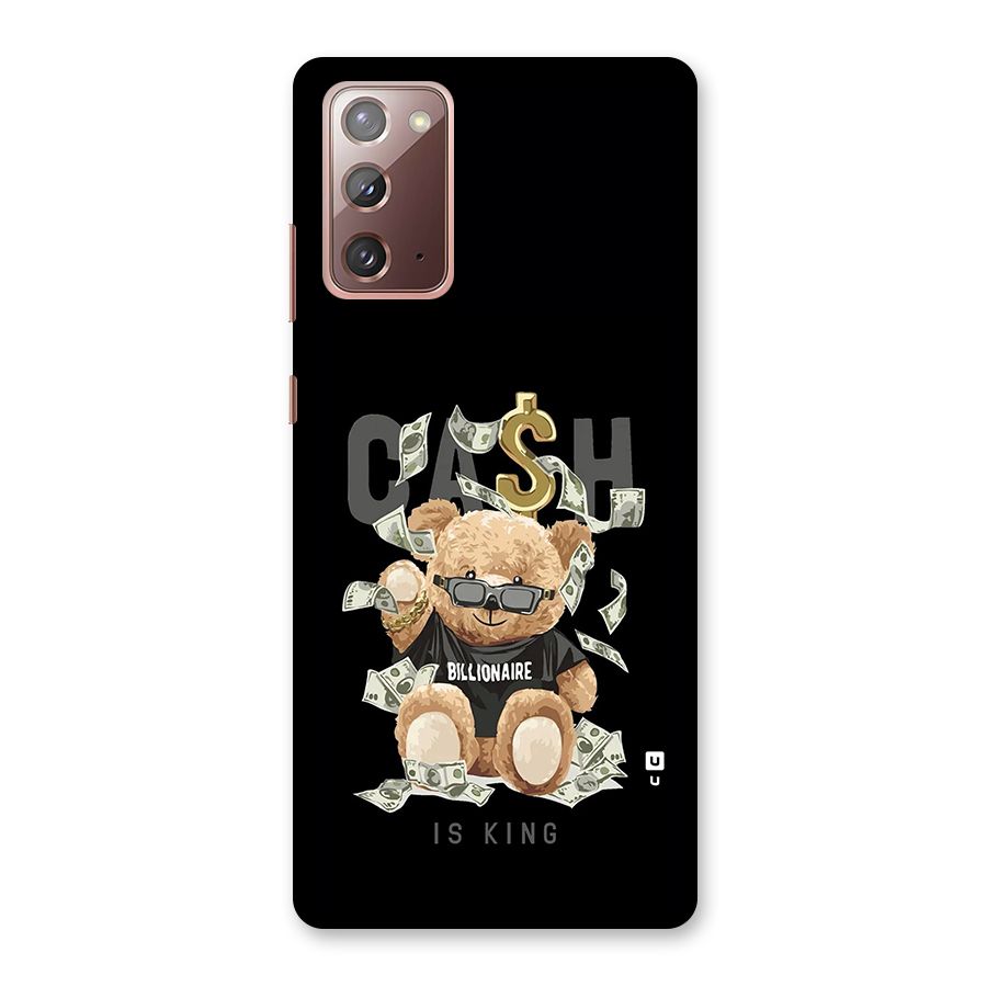 Billionaire Teddy Back Case for Galaxy Note 20