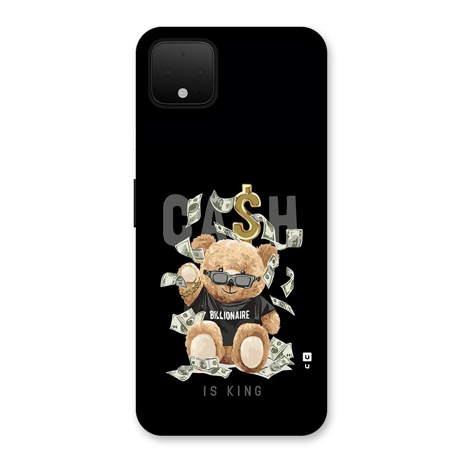 Billionaire Teddy Back Case for Google Pixel 4 XL