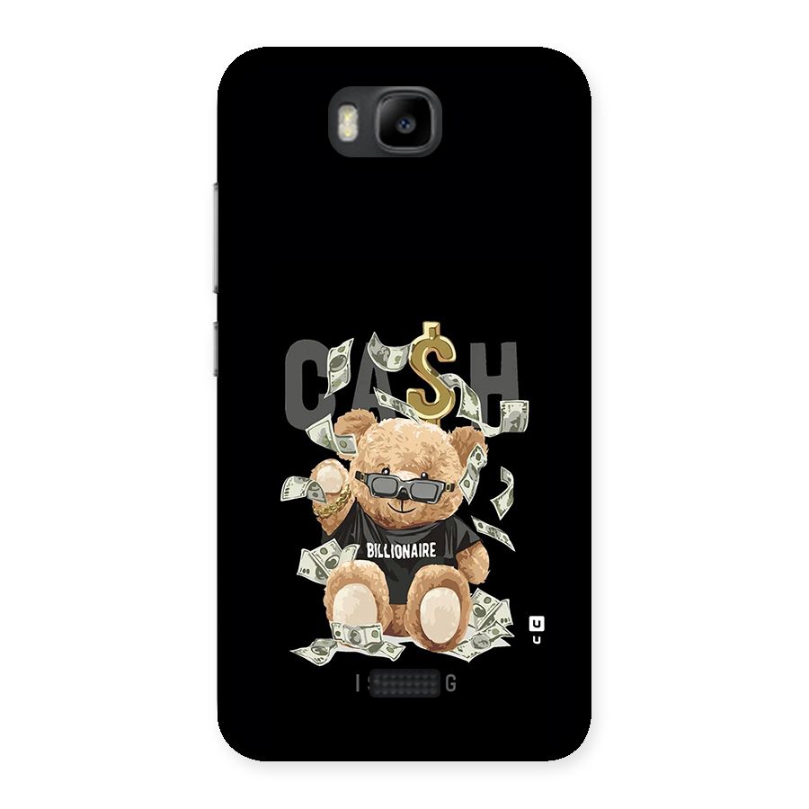 Billionaire Teddy Back Case for Honor Bee