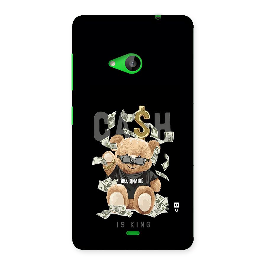 Billionaire Teddy Back Case for Lumia 535