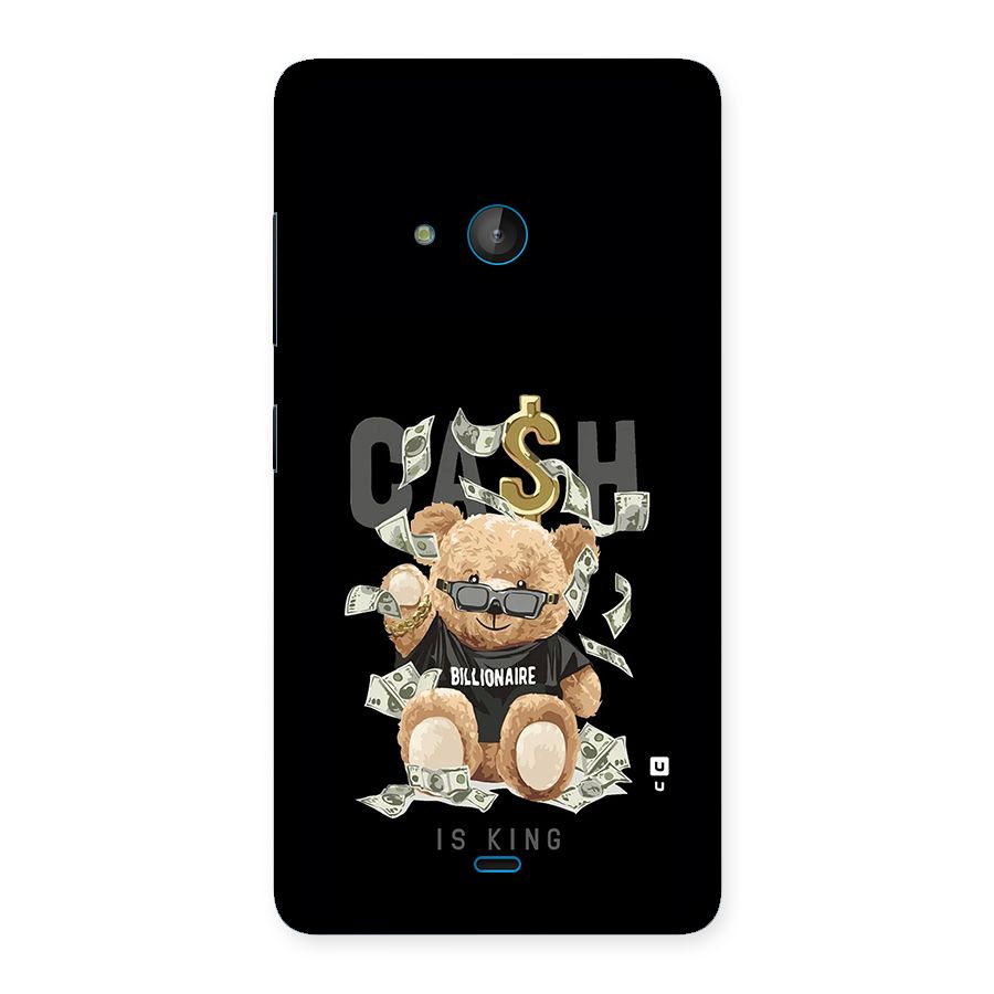 Billionaire Teddy Back Case for Lumia 540