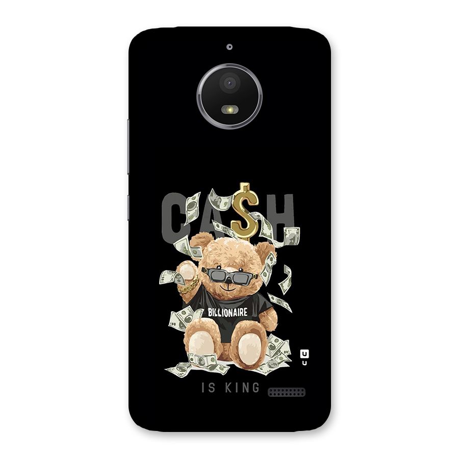 Billionaire Teddy Back Case for Moto E4