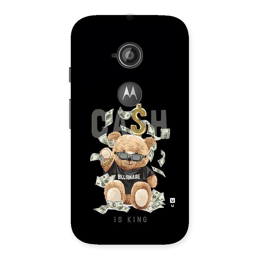 Billionaire Teddy Back Case for Moto E 2nd Gen