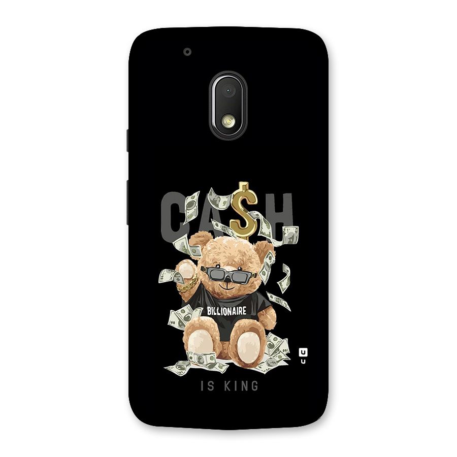 Billionaire Teddy Back Case for Moto G4 Play