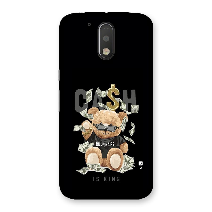 Billionaire Teddy Back Case for Moto G4 Plus