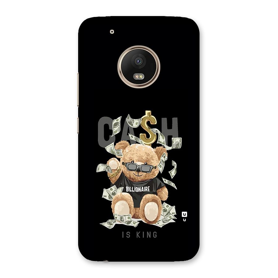 Billionaire Teddy Back Case for Moto G5 Plus
