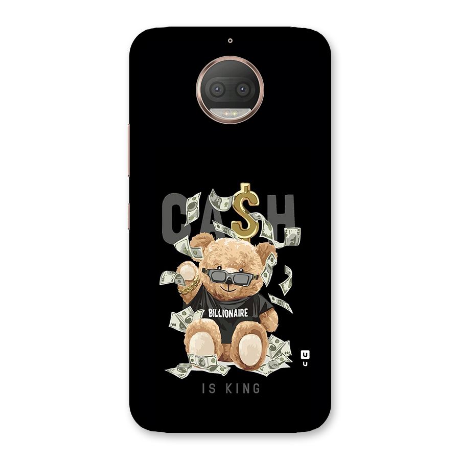 Billionaire Teddy Back Case for Moto G5s Plus