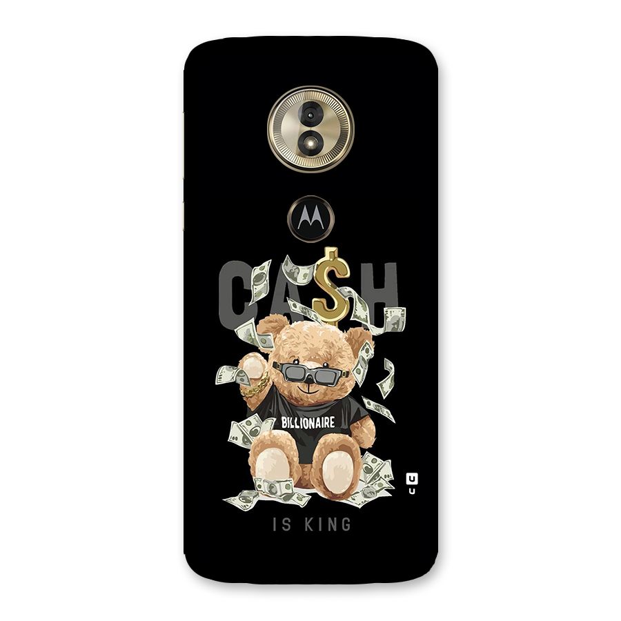 Billionaire Teddy Back Case for Moto G6 Play