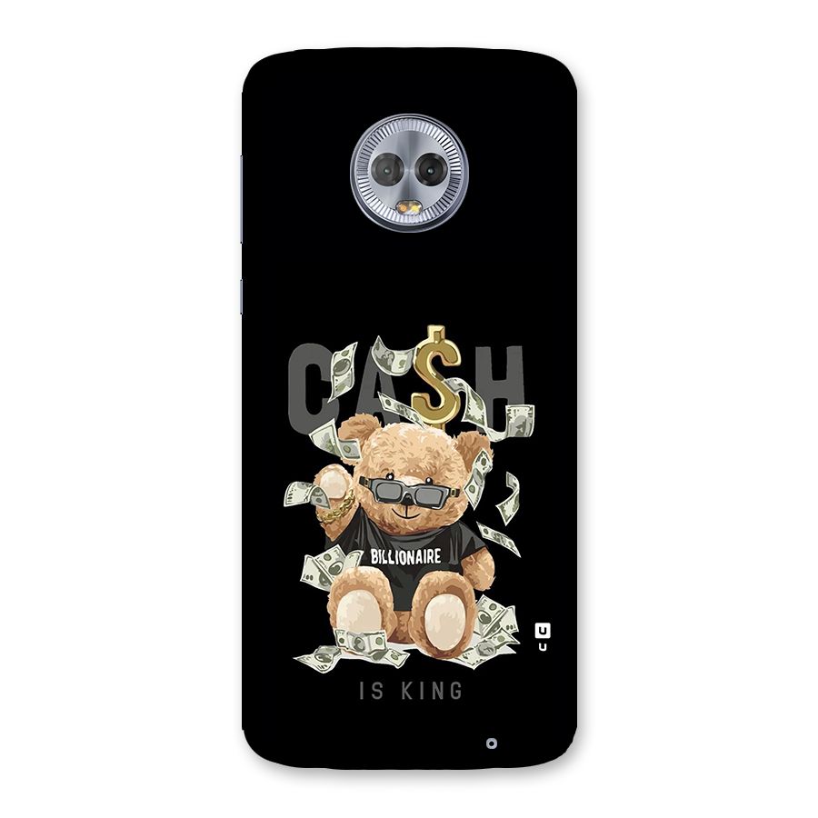 Billionaire Teddy Back Case for Moto G6 Plus